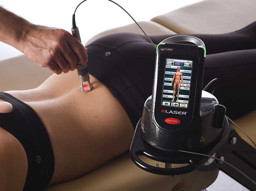 Image of the k-laser machine in use
